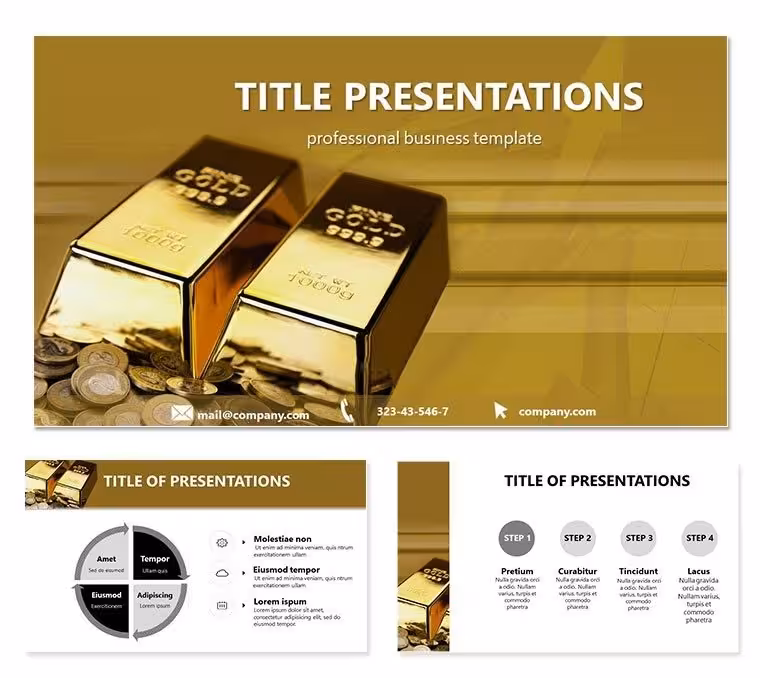 Course of Banking Metals PowerPoint templates