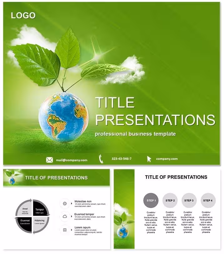 Eco Earth PowerPoint Template: Green Your Slides