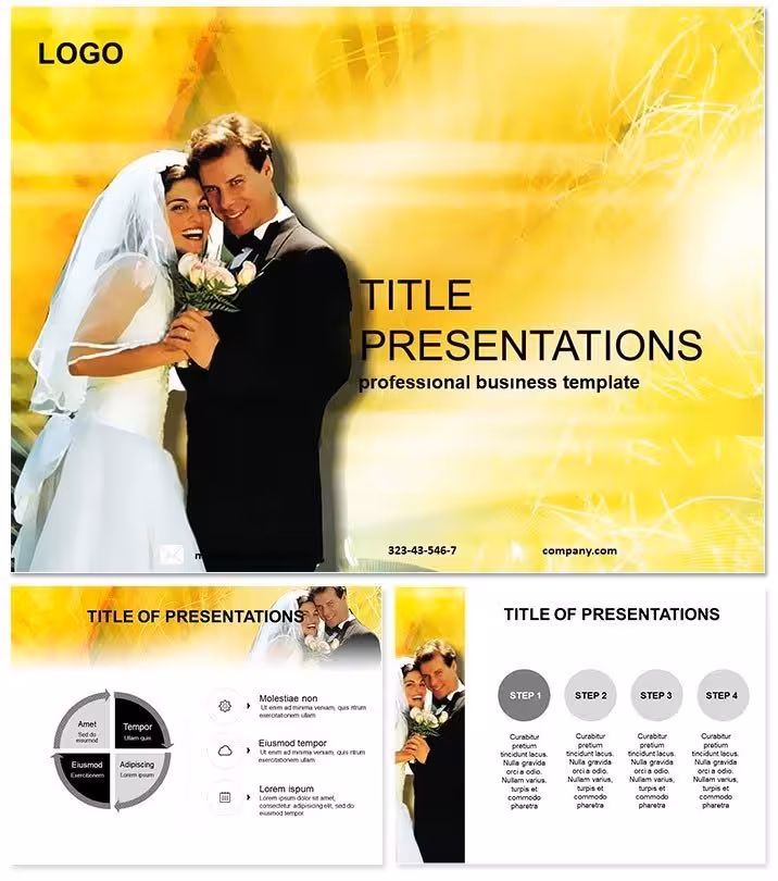 Wedding PowerPoint Template: Vows in Visuals