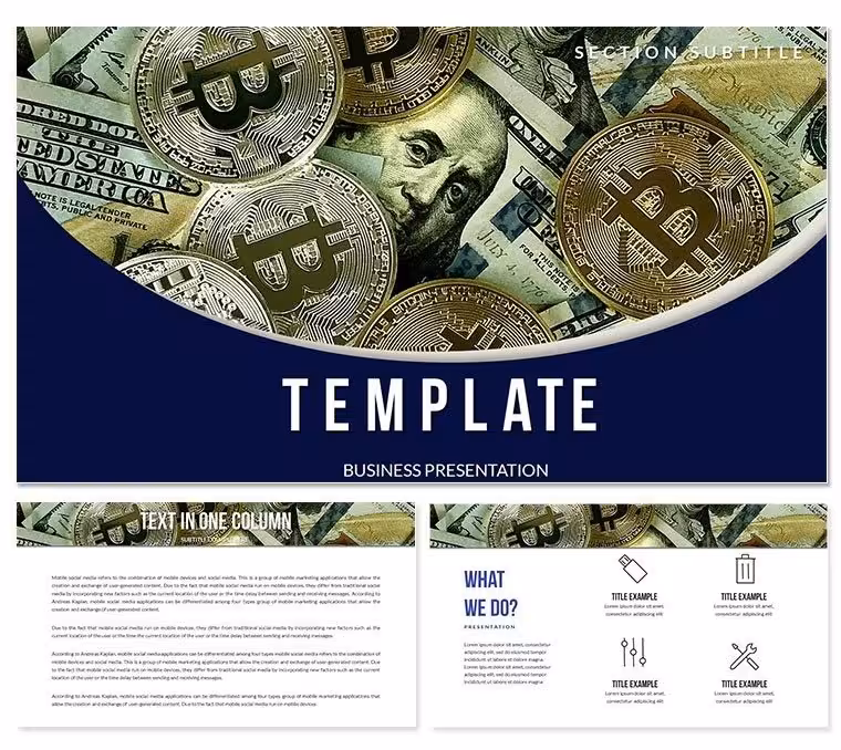 Buy Bitcoin: Guide For Beginners Keynote templates