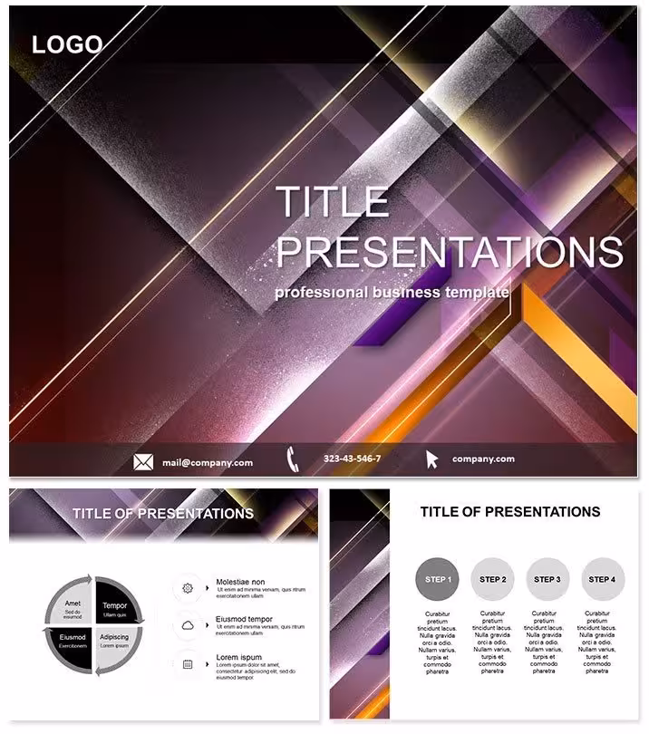 Cross Line: Intersecting PowerPoint Visuals