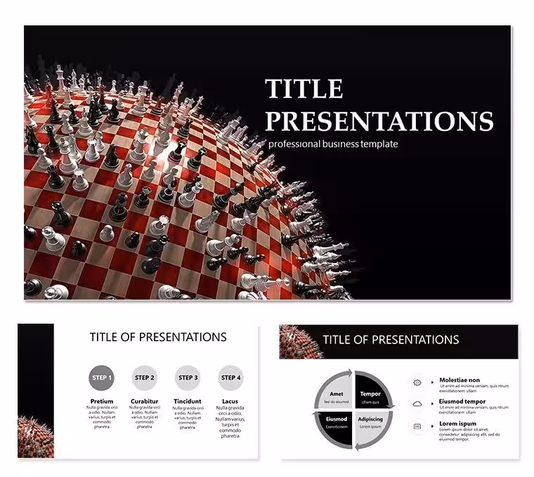 Chess Online Tactic for Beginners Keynote Template: Presentation