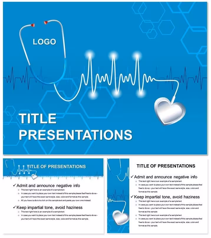 Heart Health PowerPoint Template: Educate on Wellness