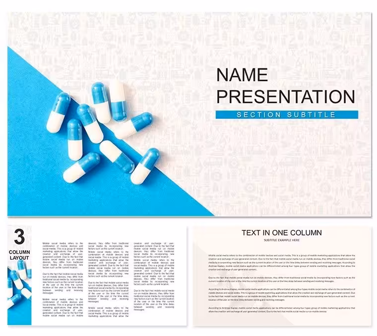 Pharmacy: Prescription drugs Keynote Template