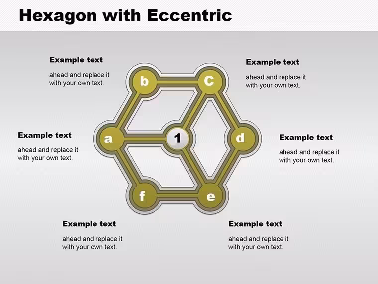 Hexagon with Eccentric Keynote Charts
