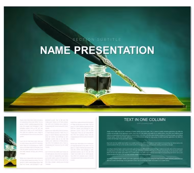 Story Writing Keynote Template