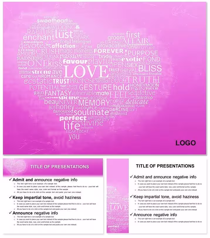 Poems about Love PowerPoint Template