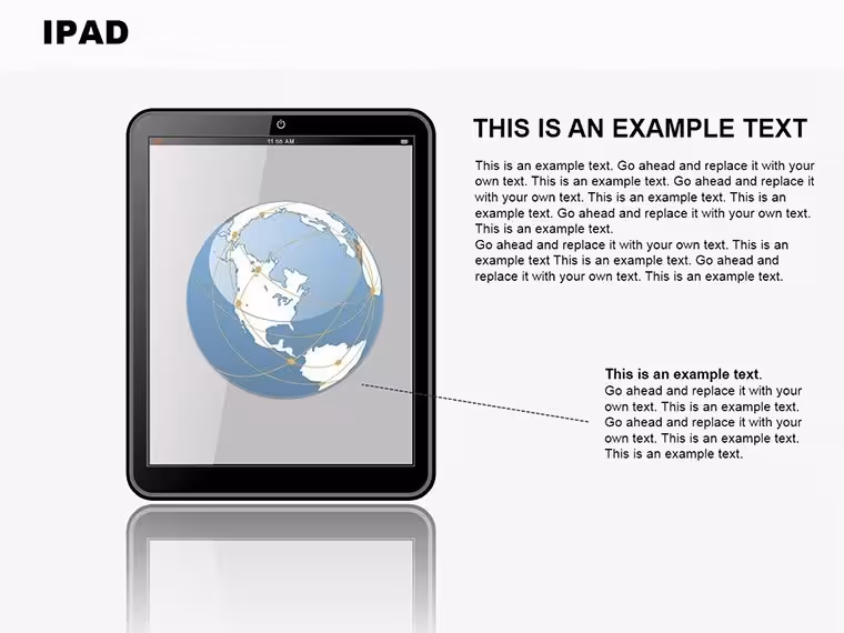 iPad Keynote Charts Template: Present with Mobility and Style