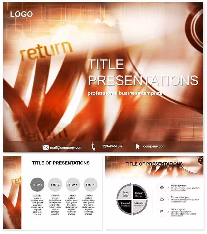 Software Licensing Cinema Keynote Template: Dynamic Tech Visuals
