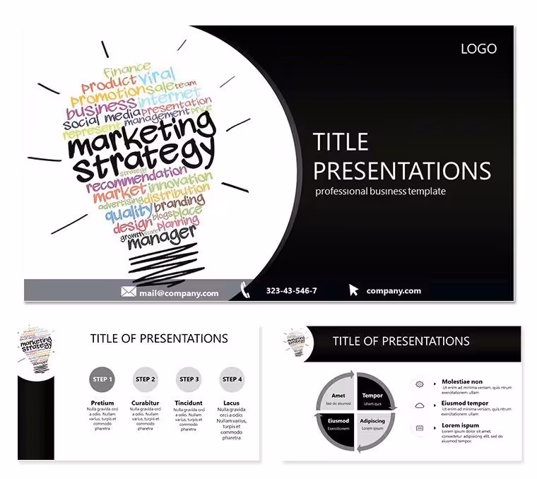 Marketing Strategy Idea Keynote templates
