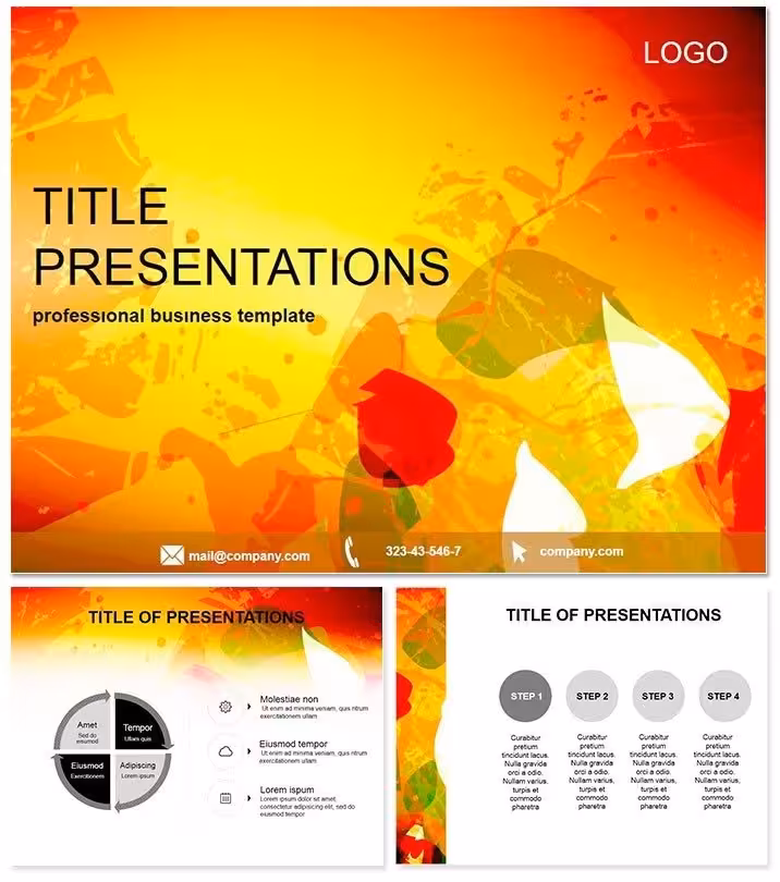 Fantastic Specks Free PowerPoint Template: Dots of Distinction