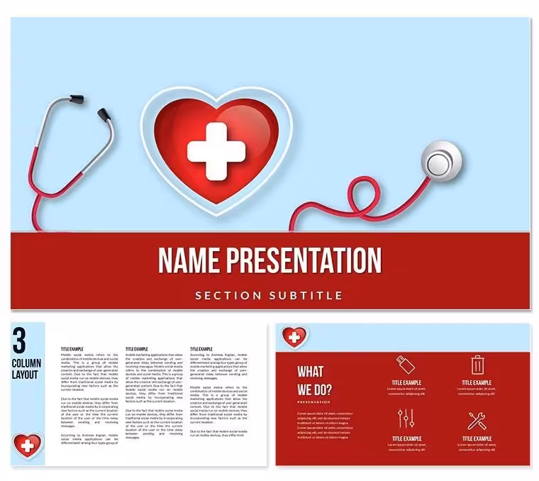 Doctor Keynote Template - Fully Editable | Instant Download | ImagineLayout