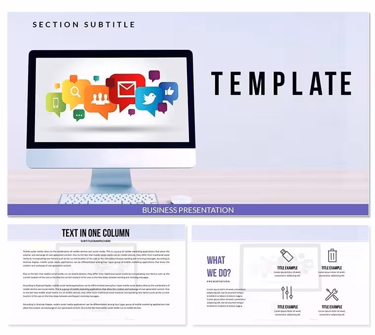 Tech Conferences for IT Professionals Keynote templates