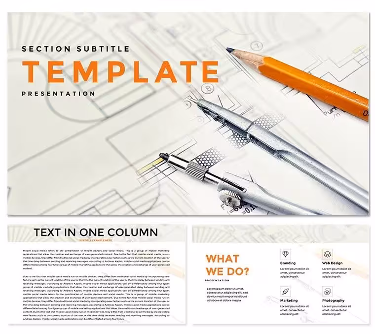 Project Work Keynote Presentation Template