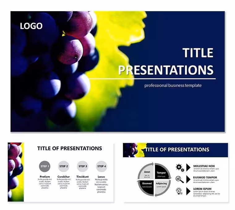 All of the grapes Keynote templates