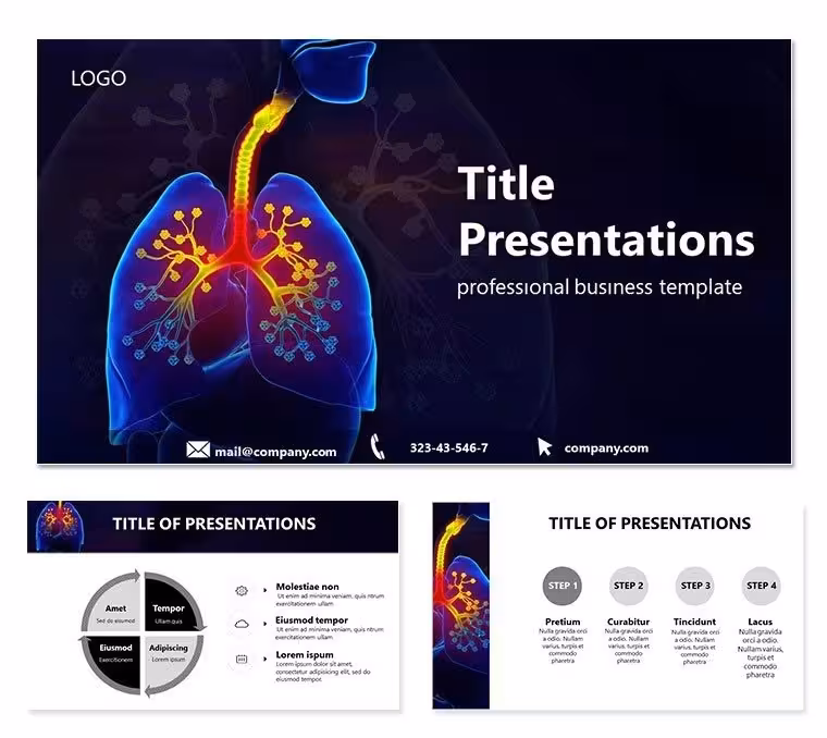 Lung Disease PowerPoint Template: Breathe Life into Your Talks
