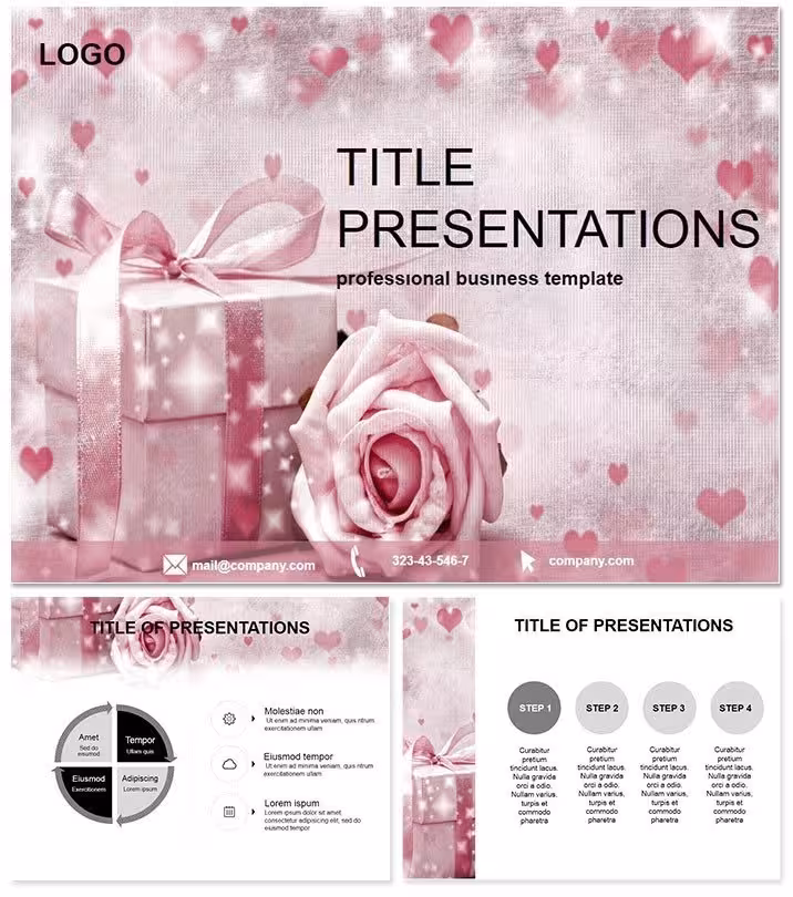 Romantic Roses PowerPoint Template