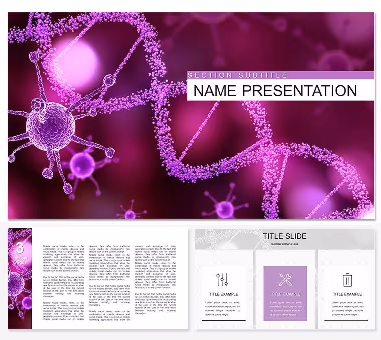 Viral Keynote Template - Design Medicine Presentation