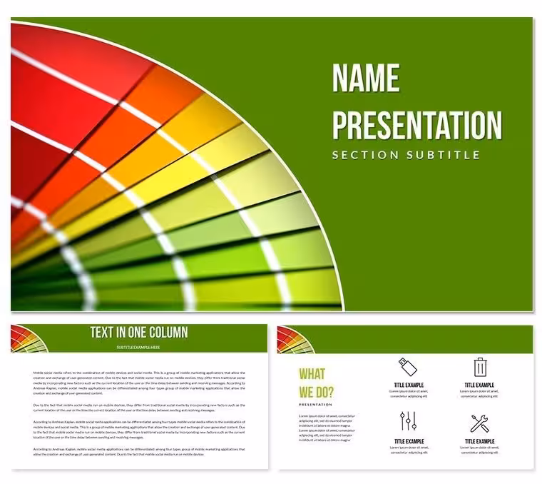 Color Palette Keynote Themes and Presentation Template
