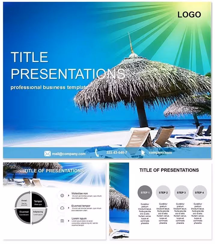 Luxurious Exotic Resort PowerPoint Template