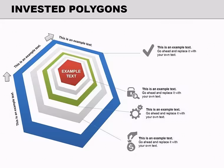 Polygon Market Analysis Charts Keynote Template