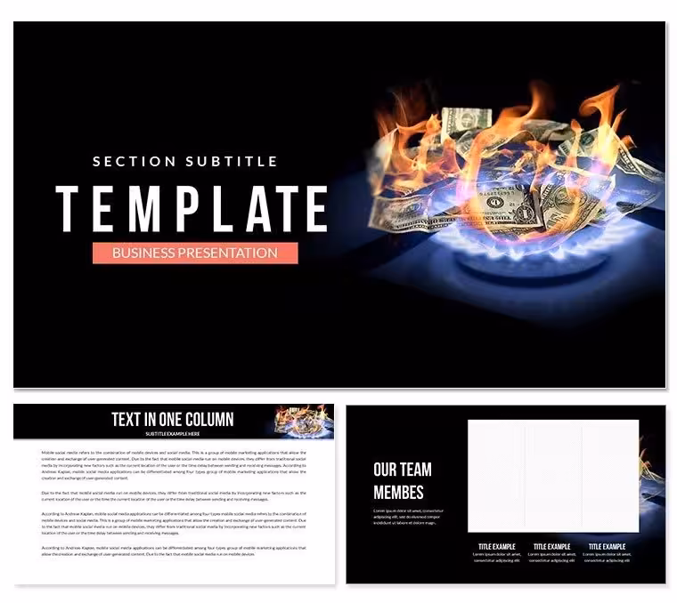 Gas Bill Keynote Template - Presentation