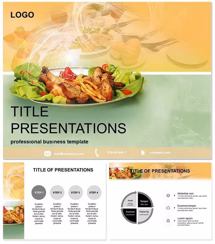 Restaurant Dish Keynote Template Guide