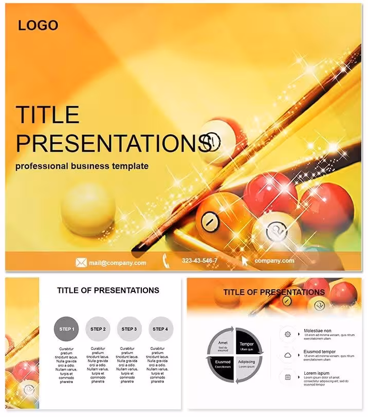 Billiard Keynote Template: Strike with Style