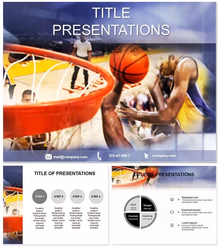 Basketball League Keynote Template