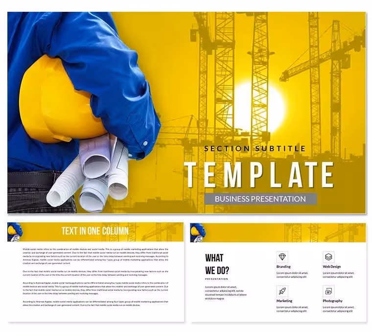 Profession architect Keynote Themes - Templates
