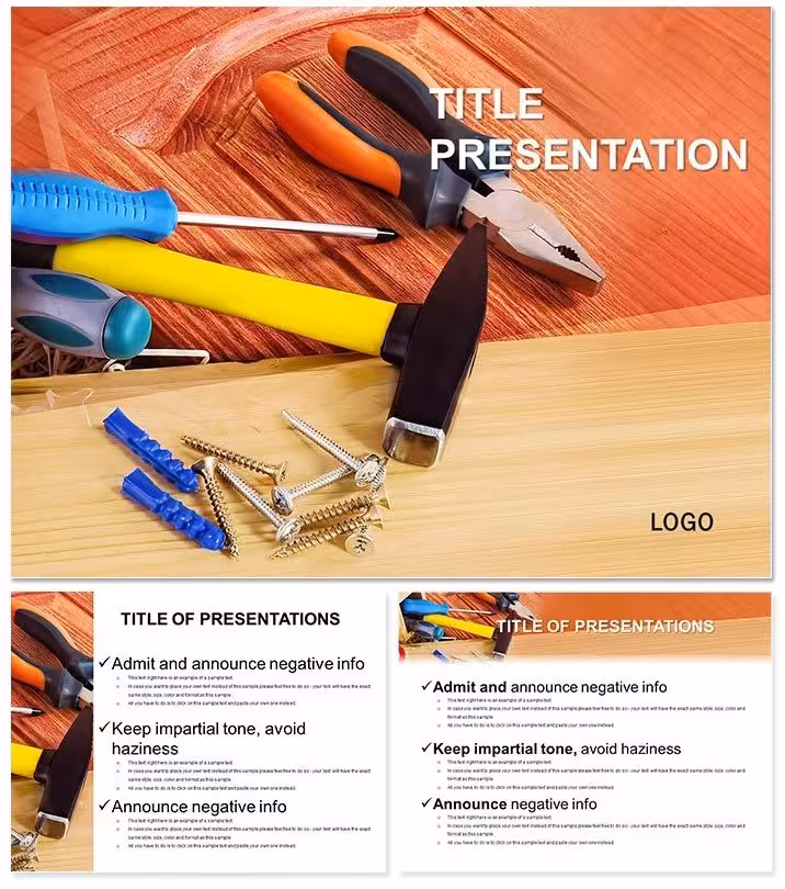 Essential Plumbing Tools Keynote Template: Master Your Trade Visuals