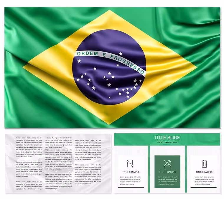 Brazil Flag Keynote Themes for Impact