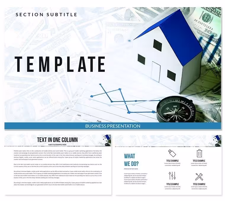 Properly buy house Keynote templates - Themes