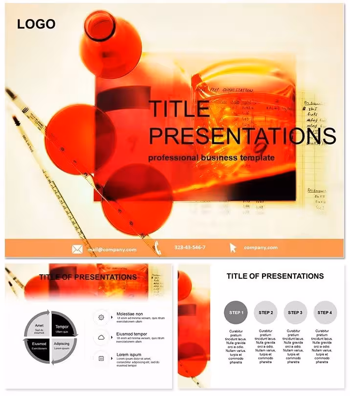 Laboratory Equipment PowerPoint Template: Equip Slides for Scientific Brilliance