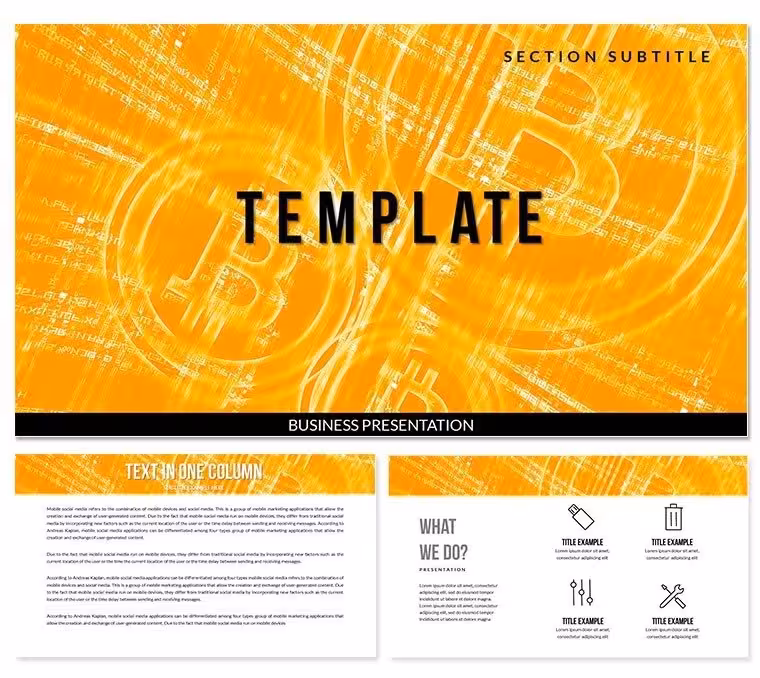 Bitcoin Cryptocurrency Keynote Template