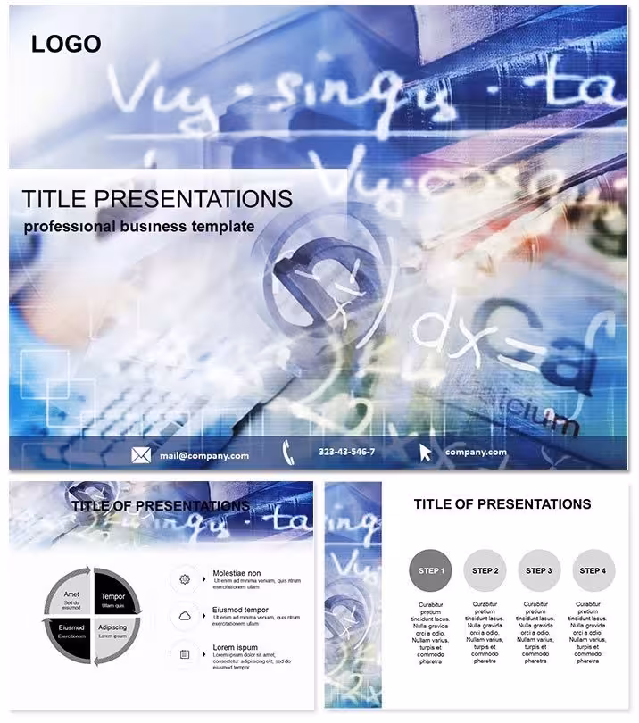 Mathematical Statistics PowerPoint Template