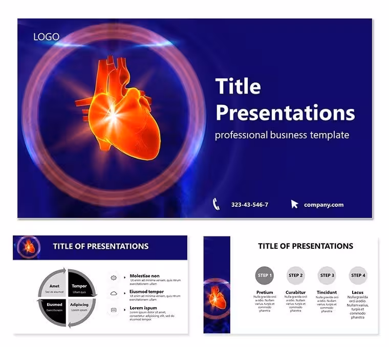 Heart Disease PowerPoint Template: Pulse Up Your Cardiac Narratives