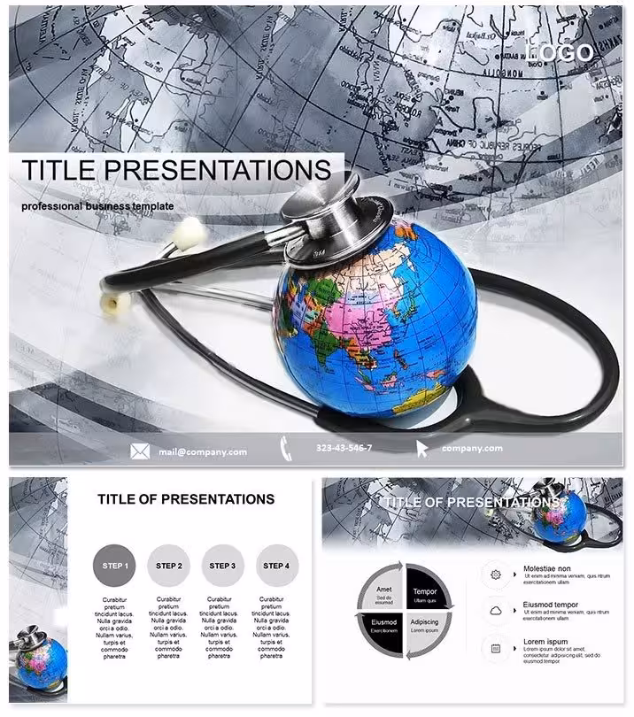 Global Economic Crisis Keynote Template: Navigate Turbulent Markets