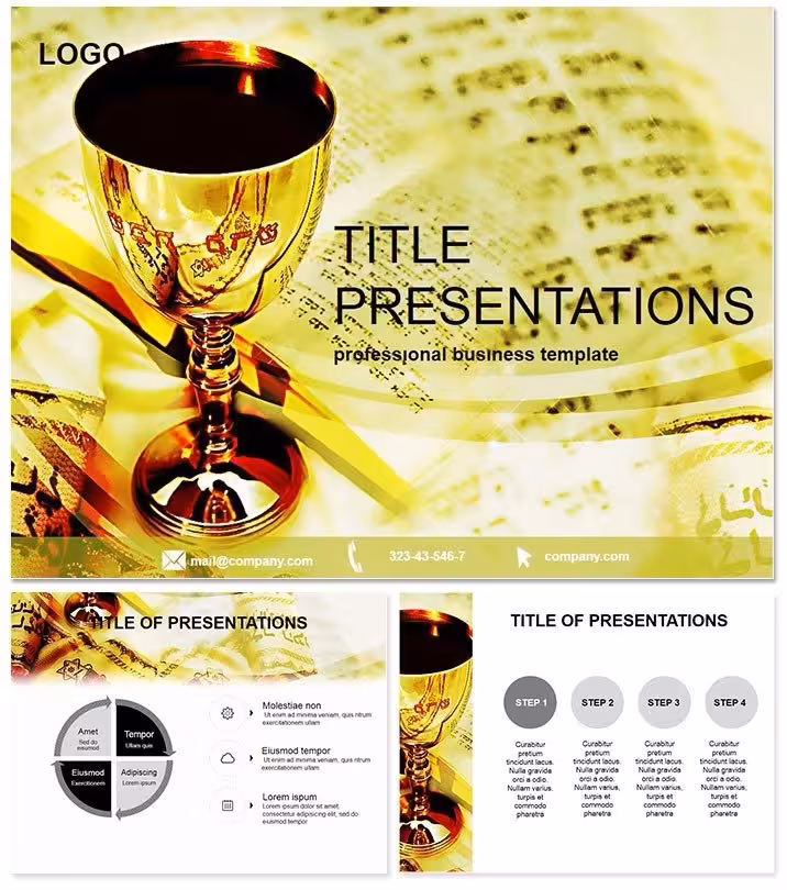 Passover PowerPoint Template: Celebrate Festival Presentation
