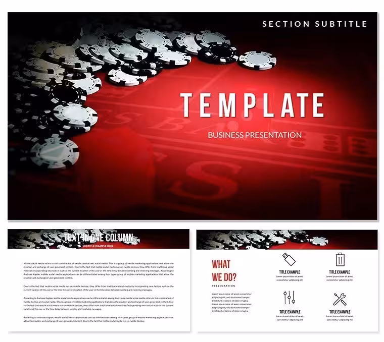Casino Rules and Customs Keynote templates