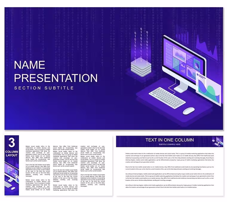 Analysis Business Promotion Keynote Template