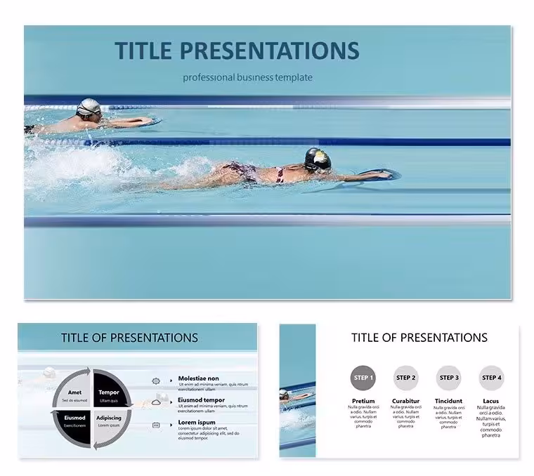Swimming PowerPoint Template