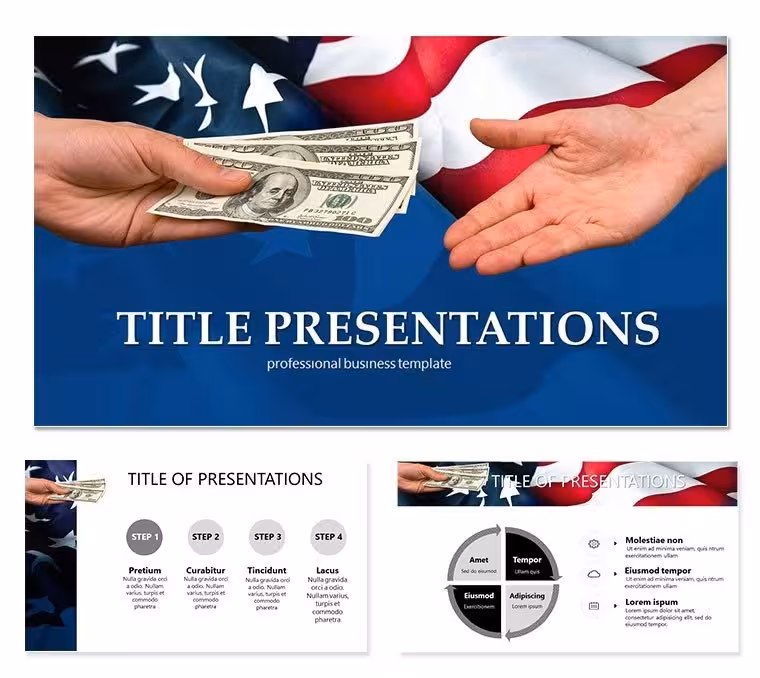 Cash Loan Keynote themes, Finance Presentation templates