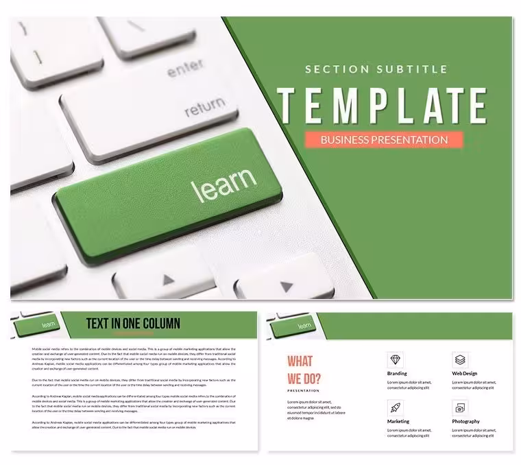 Learning System Keynote Templates