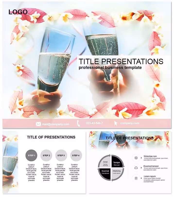 Elegant Newlywed Congratulations Keynote Template