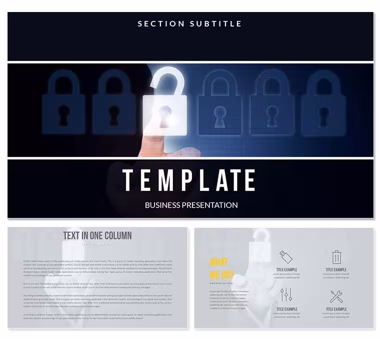 Safeguard Protection Keynote Template - Editable KEY