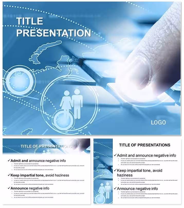 Internet Communication Diagrams PowerPoint Set
