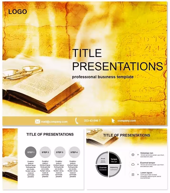 Historical Book Keynote Template for Scholars
