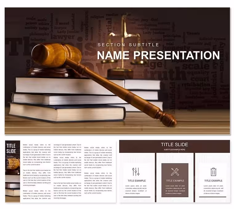 Law Court Keynote Template: Verdict-Ready Visuals