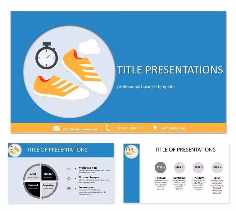 Healthy sport PowerPoint template